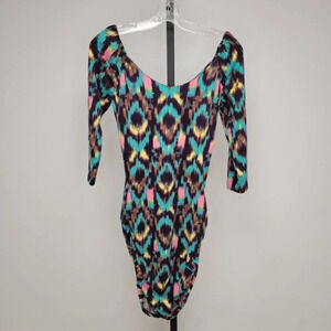 Seductions Ruched Bottom  Dress